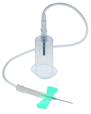 Unistik Shieldlock - Met Luer-adapter en houder - 23G x 300mm - 50 stuks