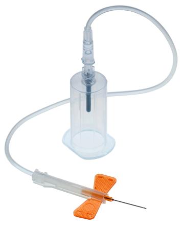 Unistik Shieldlock - Met Luer-adapter en houder - 25G x 300mm - 50 stuks