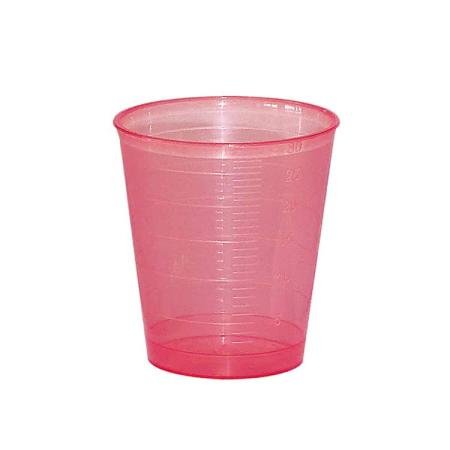 Schwarz medicatiebekertjes 30ml - Rood - 80 stuks