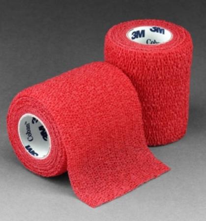 Coban Zelfklevende steunwindel - 7,5cm x 4,5m - Rood