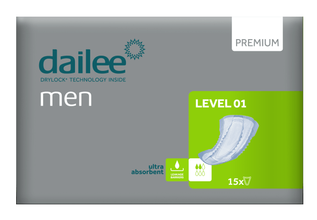 DAILEE Men Premium - Level 1 - 15 pièces