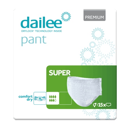 DAILEE Pant Premium - Super - Large - 15 pièces  