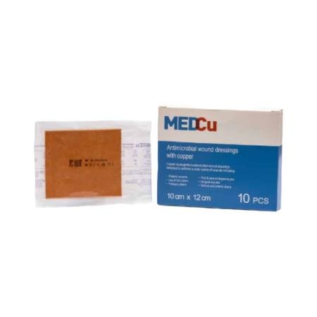 MedCu wondverband met koperoxide - 10 x 12cm - steriel - 10 stuks   (10)