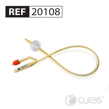 Curas Foley-katheter - Gesiliconiseerd (latex) - CH16 - 10ml - 2-wegs - 40cm - per stuk