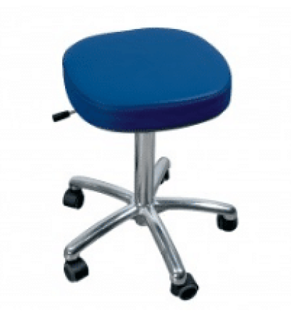 Promotal Tabouret - Hoogte 51 - 69cm - Ronde zitting - Voetbediening