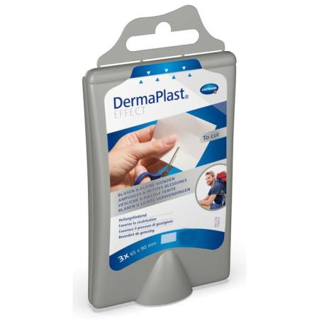 DermaPlast® Effect Blarenpleisters - 3 plaatjes van 65x90mm om zelf te verknippen
