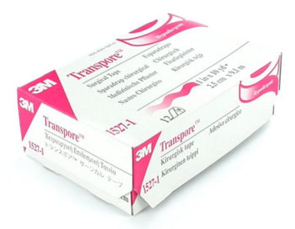 Transpore - 2,5cm x 9,14m - 12 stuks