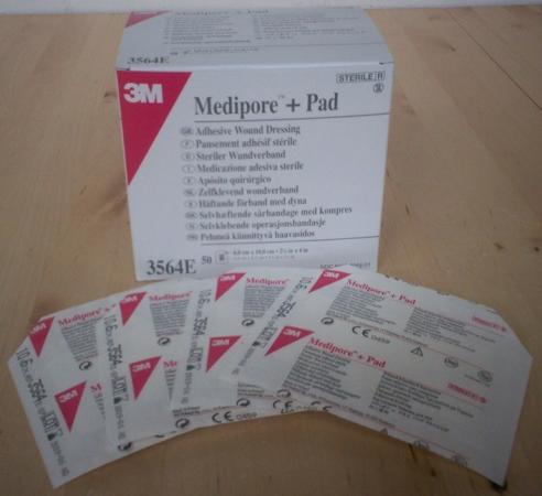 Medipore+pad - 6 x 10cm - 50 pièces