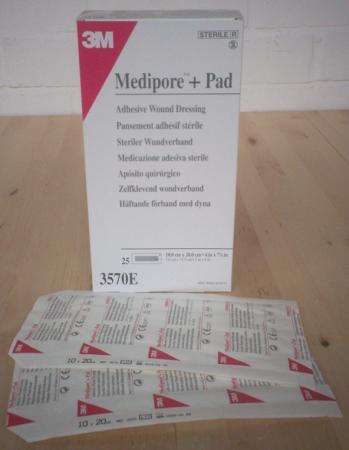 Medipore+pad - 10 x 20cm - 25 pièces