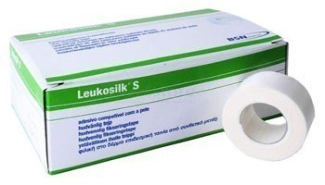 Leukosilk S op rol - 1,25cm x 9m - 24 stuks