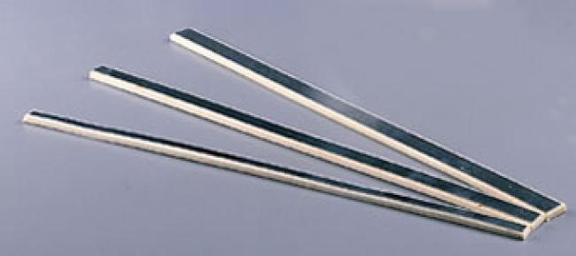Aluminium vingerspalklat - maat B - 2,0 x 50cm  - 12 stuks