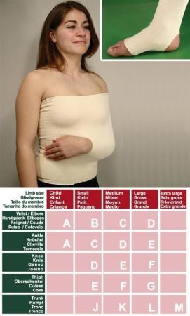 tg Grip Compressief buisverband E - 8,75cm x 10m (grote arm, been, klein bovenbeen)