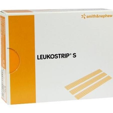 Leukostrip S Hechtingsstrips - 6,4 x 76mm - Beige - 50 vellen van 3 strips