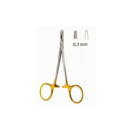 Baby Olsen-Hegar met schaar - Duitse kwaliteit - 12cm