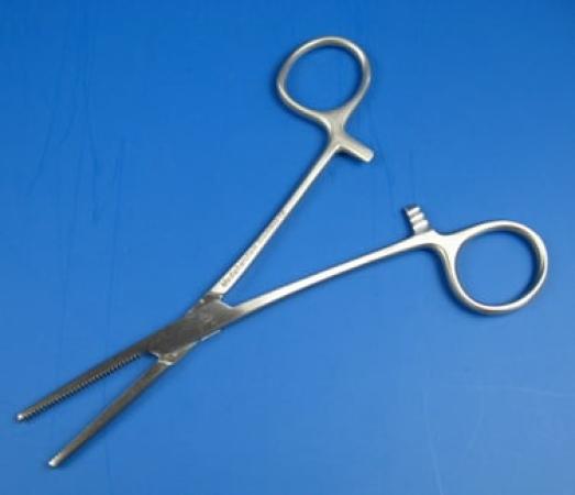 Rochester Pean Kocher - Gebogen - 14cm