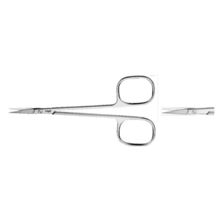 AESCULAP Irisschaar - Delicaat patroon - Recht - Punt/punt - 11,5cm