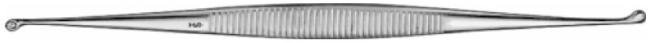 AESCULAP Martini Dubbele huidcurette - Small - 14cm