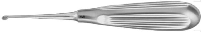 AESCULAP Botcurette #4 - 11,5mm breed - 18cm