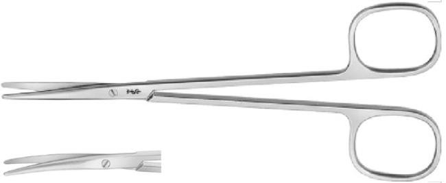 AESCULAP Metzenbaum Chirurgische schaar - Gebogen - Stomp/stomp - 14,5cm