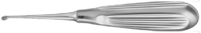 AESCULAP Botcurette #0000 - 2,8mm breed - 18cm