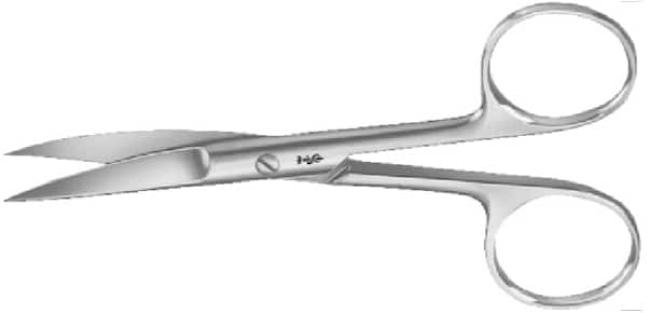 Aesculap Ciseaux chirurgic courbure ascendante pt/pt - 14,5cm