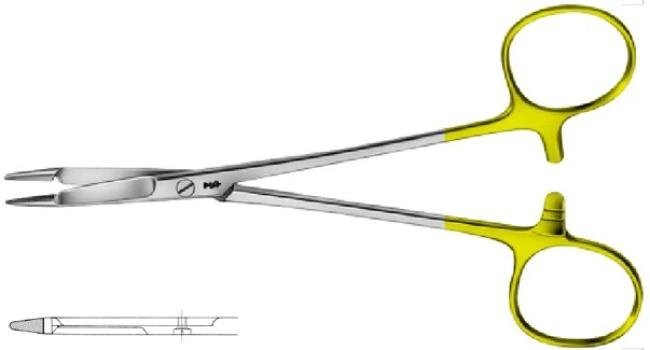 AESCULAP Olsen-Hegar TC Naaldvoerder met schaar - 14,6cm