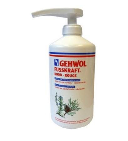GEHWOL Fusskraft Verwarmende crème (rood) - 500ml