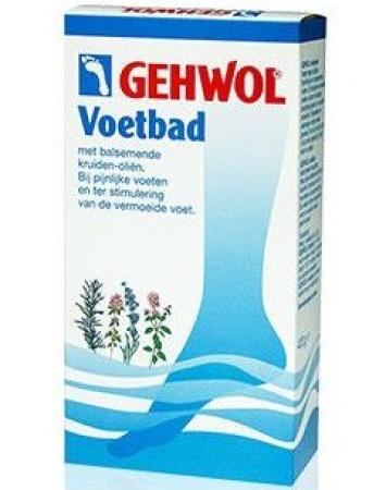 Gehwol bain de pieds aux huiles essentielles balsamiques. Effecace contre les pieds douloureux et fatigaués. 400gr