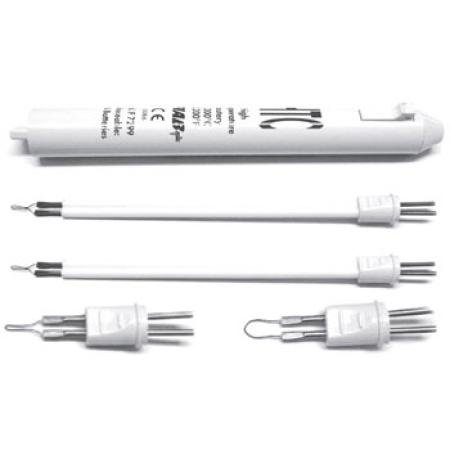 Cautery set met handvat en vervangbare batterijen + 4 elektrodes